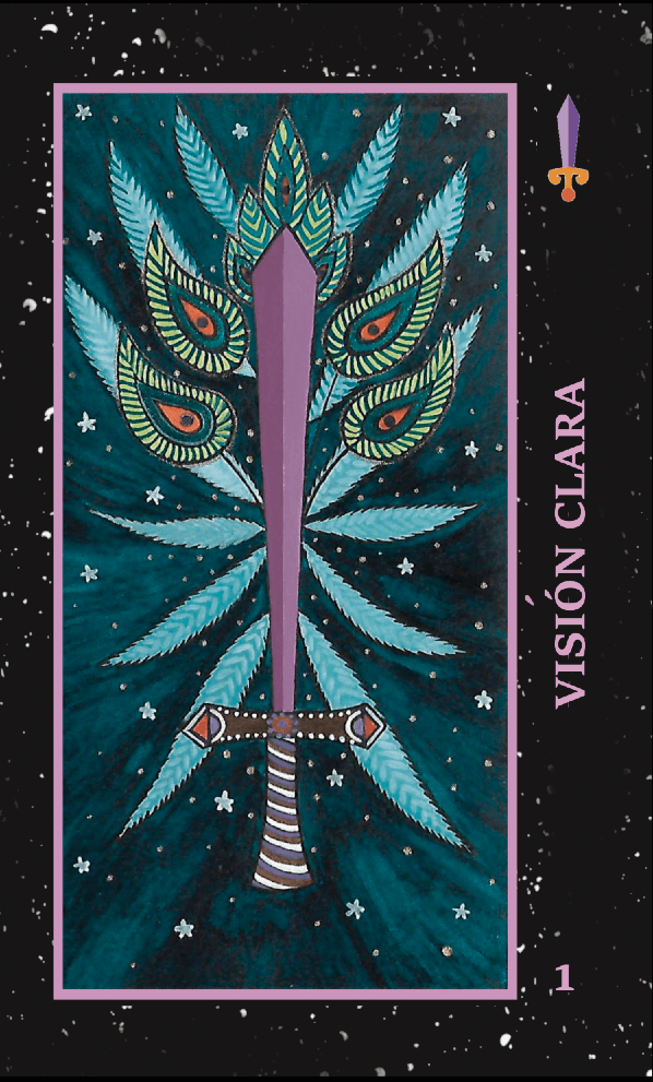  1 De Espadas Vision Clara