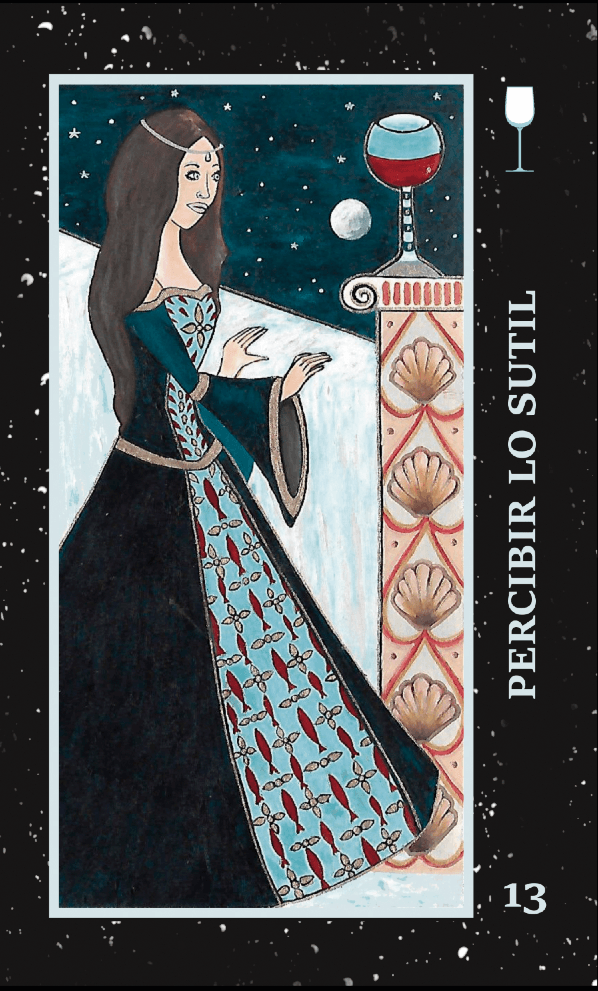 Reina De Copas Percibir Lo Sutil
